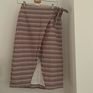 Madewell wrap skirt